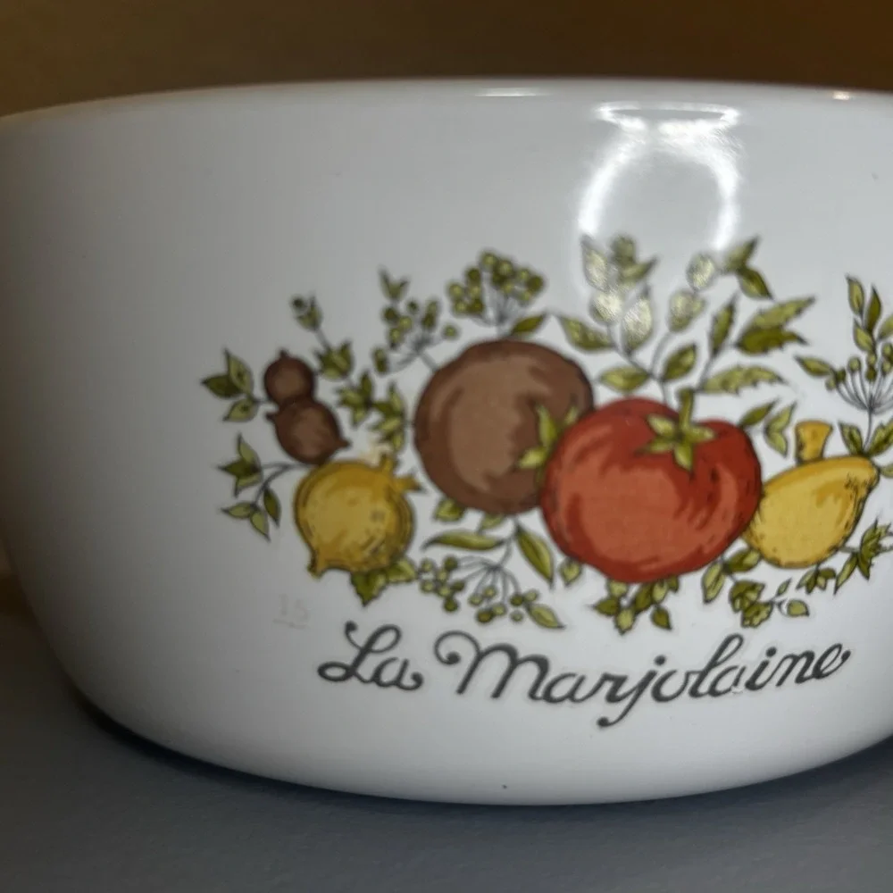 Corning Ware Spice Of Life La Marjorie 2 Qt Casserole & 1.5 Pint Sauce set
